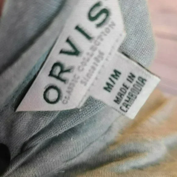 ♡3/$30♡ Orvis 3/4 Length Sleeve V-neck Top - Picture 3 of 5